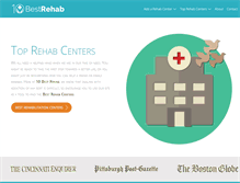 Tablet Screenshot of 10bestrehab.com